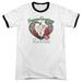 I Love Lucy - Seasons Greetings - Heather Ringer Short Sleeve Shirt - Small