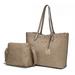 MKF Collection Maria Shopper Tote/ Shoulder Bag with Cosmetic Pouch by Mia K. Farrow