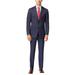 Kenneth Cole Mens Pin Stripe Two Button Formal Suit