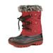 Dream Pairs Boys & Girls Faux Fur-Lined Ankle Winter Waterproof Snow Boots Forester Black/Red Size 12