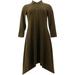 Halston Jet Set Jersey 3/4 Slv Shirt Dress Women's A307696