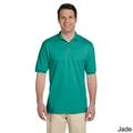 Jerzees Men's 50/50 SpotShield Cotton and Polyester Jersey Polo Shirt Jade L