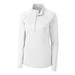 Cutter & Buck Women's CB DryTec Long sleeve Evolve Half Zip, White - XL