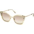 Sunglasses Swarovski SK 0163 -P 32G gold / brown mirror