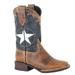 Roper Kids Girls Monterey Star Square Toe Western Cowboy Boots Mid Calf