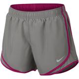 Nike Women's 3'' Dry Tempo Running Shorts (Dust/Dust/Sport Fuchsia/Wolf Grey, Large)