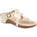 Women's Journee Collection Navara Wedge Thong Sandal