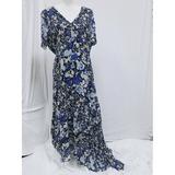 INC. Blue Floral Dress Size 16-New