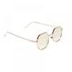 Round Retro Round Color Metal Polygonal Retro Fashion Simple Personality Sunglasses