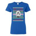 Harambe R.I.P RIP Ugly Christmas Sweater Womens Graphic T-Shirt, Royal, Large