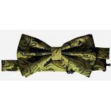 Paisley Pre-Tied Bow-Tie - Olive