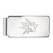 Solid 925 Sterling Silver Official NHL San Jose Sharks Slim Business Credit Card Holder Money Clip - 53mm x 24mm