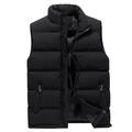 MIARHB Men's Autumn Winter Casual Pocket Pure Color Waistcoat Vest Jacket Top Coat mens Tops Blouse mens Tops Blouse