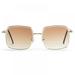 Retro Sunglasses Women Wild Square Metal Color Lens Glasses Polarized Sunglasses Holiday Sunglasses