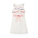 Jessica Simpson Ivory Mesh Embroidered Dress in Large