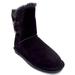 Bearpaw Women's Rosaline Black Ii Ankle-High Suede Boot - 9M