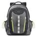 Solo Active Backpack, 16", 14" x 7" x 19", Black/Gray