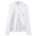 ESSEN Shirt Women Imitation Silk Long Mesh Sleeve Button Down Shirt Work Office Blouse Top