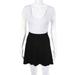 BB Dakota Womens Faux Suede Skater Skirt Black Size 6