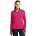 Sport-Tek Ladies Sport-WickTextured Colorblock 1/4-Zip Pullover