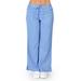 Ultra Soft Medical Nurse Uniform Womens Premium Junior Fit 5 Pocket Scrub Pant, 36161 CEIL BLUE / XX-Large