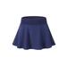 Women Tight Running Skirt Workout Short Active Tennis Mini-Skirt Built in Shorts