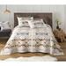 Pendleton Sands Coverlet Set Cotton in White | King Coverlet/Bedspread + 2 Standard Shams | Wayfair 37509