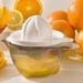 Leifheit Citrus Juicer, Glass in Orange/White | 5.25 H x 8 W x 6 D in | Wayfair 21301