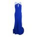 Calvin Klein Women's Keyhole Halter Gown