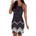 Womens Keyhole Dress Sexy Beach Dress Cocktail Party Dress Slim Fit Cami Dress