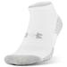 Under Armour Adult Heatgear Tech No Show Socks, 3-Pairs , White , Shoe Size: Mens 8-12, Womens 9-12