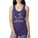 Some People Just Just Need a Pat on the Back Humor Ladies Racerback Tank Top, Purple Rush, Small