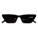 Wuffmeow Women Vintage Retro Triangular Cateye Glasses Oculos Feminino Sunglasses