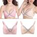 WALFRONT Nursing Bras,Maternity Bra,Women Soft Cotton No Wire Maternity Bra Pregnant Underwear Breastfeeding Nursing Bras