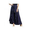 Lavaport Women Palazzo Trousers Ruffle Wide Leg Skirt Pants