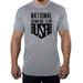 USA National Drinking Team, Funny Beer Shirts, Men's Graphic T-shirts - Heather Grey MH200PATRIOT S13 4XL