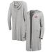 Mississippi State Bulldogs Women's Cuddle Soft Duster Open Cardigan - Heathered Gray