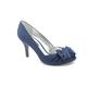 Nina Womens Forbes Satin Heel Pumps