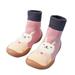 New Autumn And Winter Cartoon Socks Shoes Toddler Shoes Boys Girls First Walk Shoes Thicken Anti Slip New