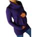 Women Fashion Autumn And Winter Casual Knitted Sweater Long Sleeve Turtleneck Maternity Pregnancy Sweater