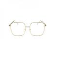 New Brand Fashion Square Vintage Sunglasses Women Metal Frame Plain Glass Spectacles Female Sun Glasses W1