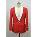 Mens Cheap Priced Blazer Jacket For Men Red ~ White Tuxedo Dinner Jacket And Cheap Blazer Jacket For Men Two Toned