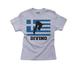 Greece Olympic - Diving - Flag - Silhouette Girl's Cotton Youth Grey T-Shirt