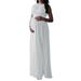 Niuer Maternity Chiffon Dress Ruched Sleeveless Mama Dress Pregnancy Baby Shower Dress with Belt