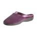 Isotoner Microterry Pillowstep Satin Clog Ultra Violet Xsmall (5.5-6)