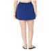 Maxine of Hollywood Swimwear Plus Size Solids Woven Boardskirt Navy