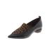 Jeffrey Campbell Womens Viona Leather Calf Hair Loafers