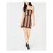 FREE PEOPLE Womens Brown Strapless Mini Pencil Cocktail Dress Size M