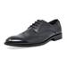 Bruno Marc Mens Classic Oxford Shoes Genuine Leather Casual Shoes Dress Shoes WALTZ-3 BLACK Size 7.5