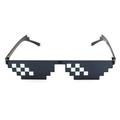 Atralife Performance sunglasses Mosaic Sunglasses Funny Hip Hop Unisex Quadratic Element Unisex Sunglasses for Stage Performance Daily Wear